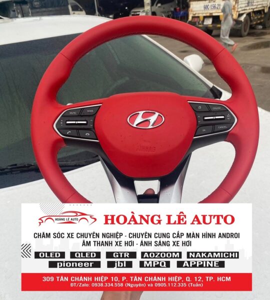 KHÂU DA VÔ LĂNG THEO MÀU NỘI THẤT HUYNDAI